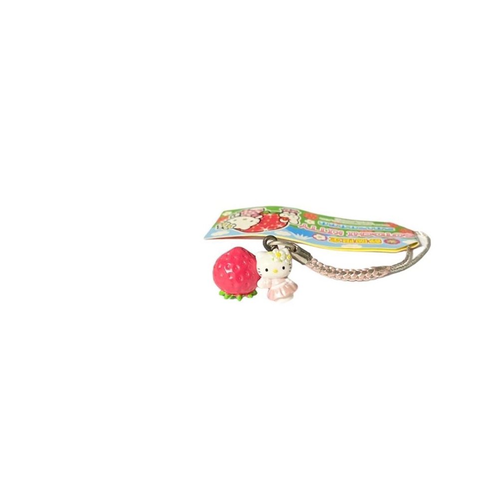 Hello Kitty Strawberry Keychain - Picture 2 of 2